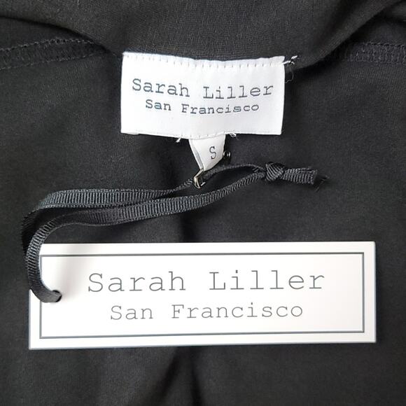 Sarah Liller SF The Lola Dress long sleeve black size S - Picture 4 of 6